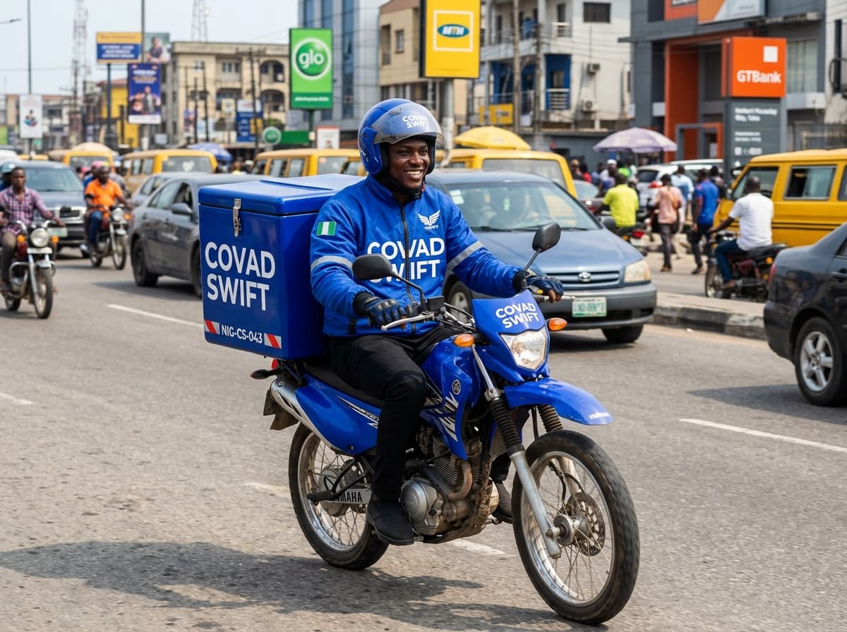 Covad Swift Express Courier Dispatch Rider